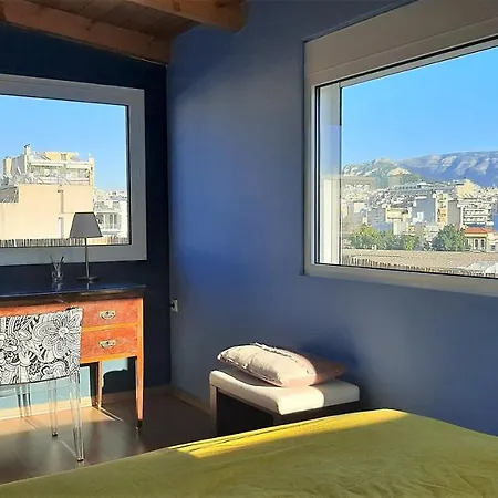 Ferienwohnung Sunshine Penthouse Athen Exterior foto